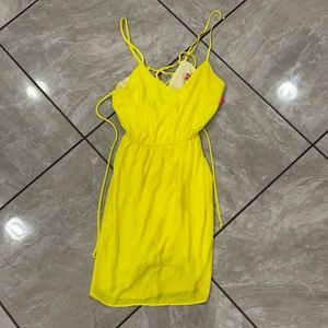 Yellow summer dress